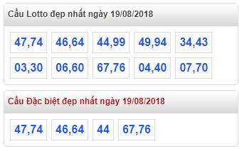 thong ke lo de xsmb 19-8-2018