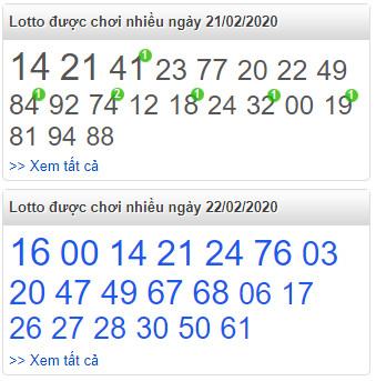loto mien bac choi nhieu hom nay