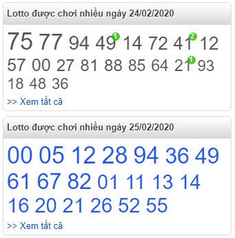 loto mien bac choi nhieu hom nay