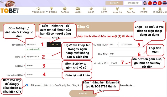 Hướng dẫn đăng ký Tobet88 bằng máy tính huong dan dang ky tk Tobet88 tren may tinh