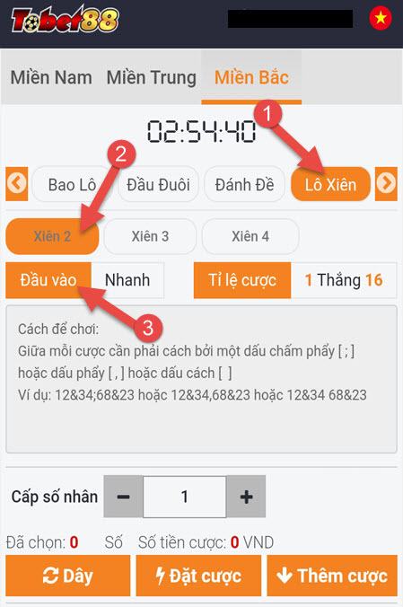 Hướng dẫn đánh Lô Xiên trên tobet88 huong dan danh lo xien tren tobet88 Hướng dẫn đánh Lô Xiên trên tobet88