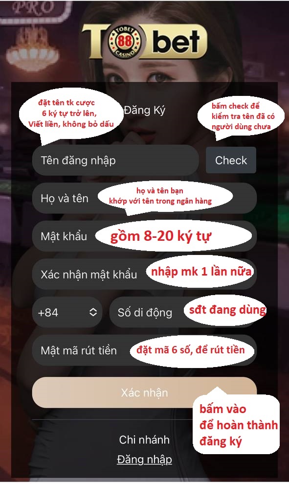 Hướng dẫn đăng ký Tobet88 bằng điện thoại hướng dẫn đăng ký Tobet88