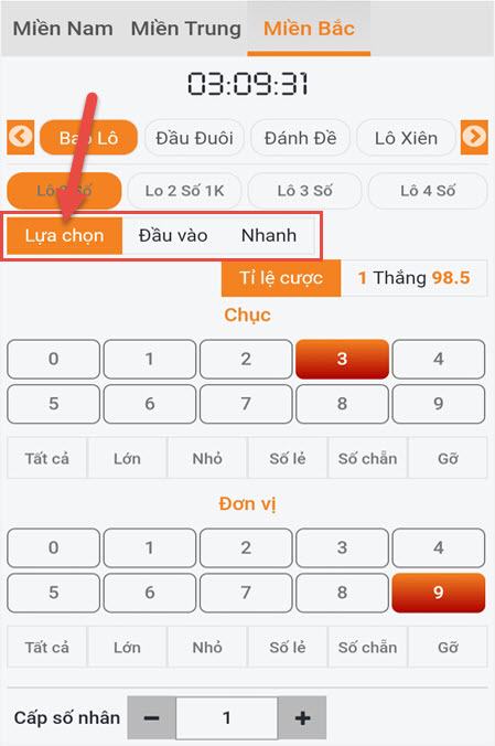 Hình thức nhập số Lựa Chọn lua chon hinh thuc lo de tobet88 Hình thức nhập số Lựa Chọn