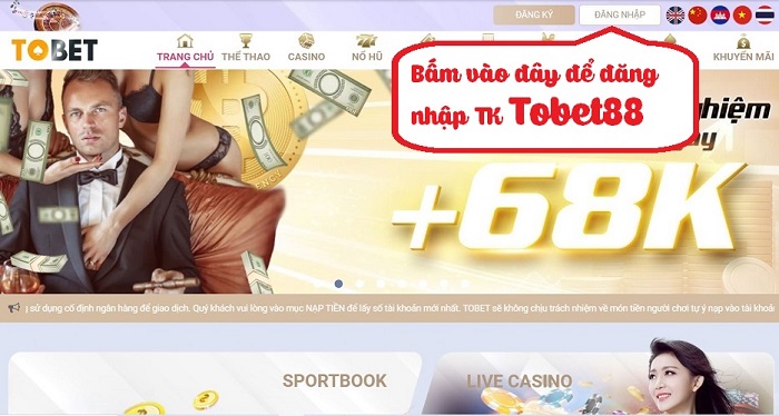 Cách đăng nhập vào trang Tobet88 trên giao diện máy tính Dang nhap Tobet88 tren may tinh