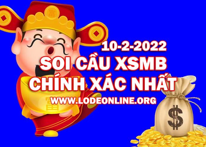 soi cau xsmb 10 2 2022