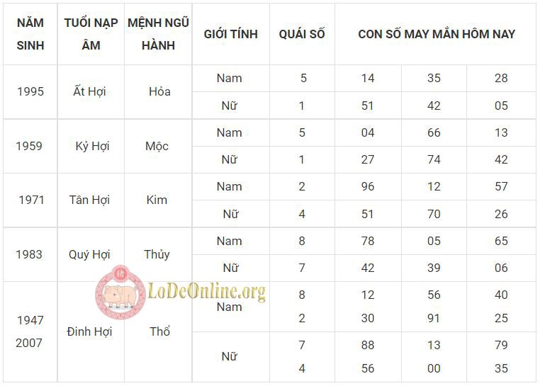 Số đẹp mang đến thịnh vượng cho người tuổi hợi tuoi hoi