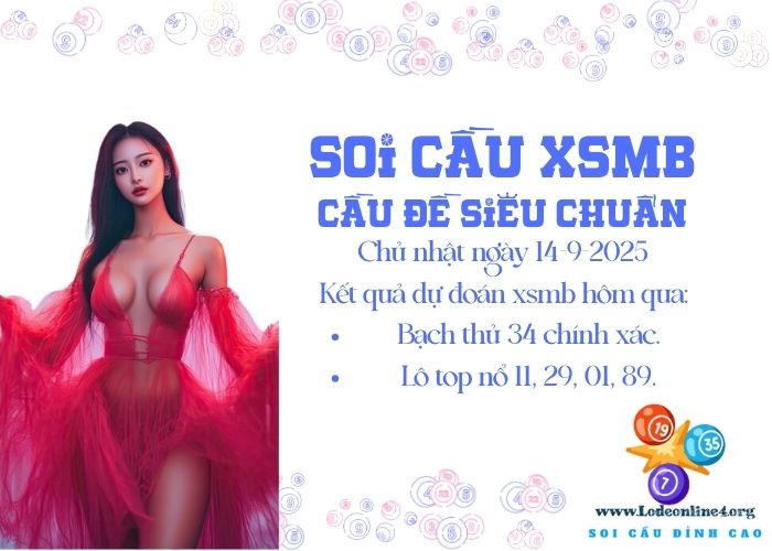 Soi cau xsmb 14-9-2025