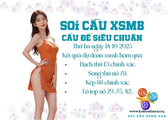 Soi cau xsmb 14-10-2025