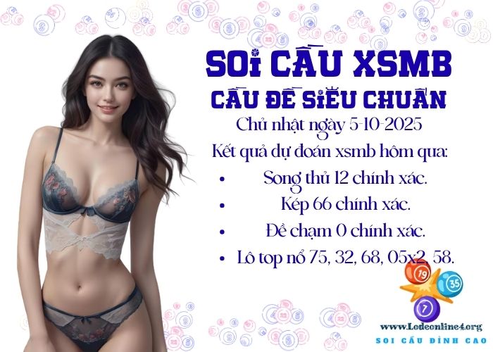 Soi cau xsmb 5-10-2025