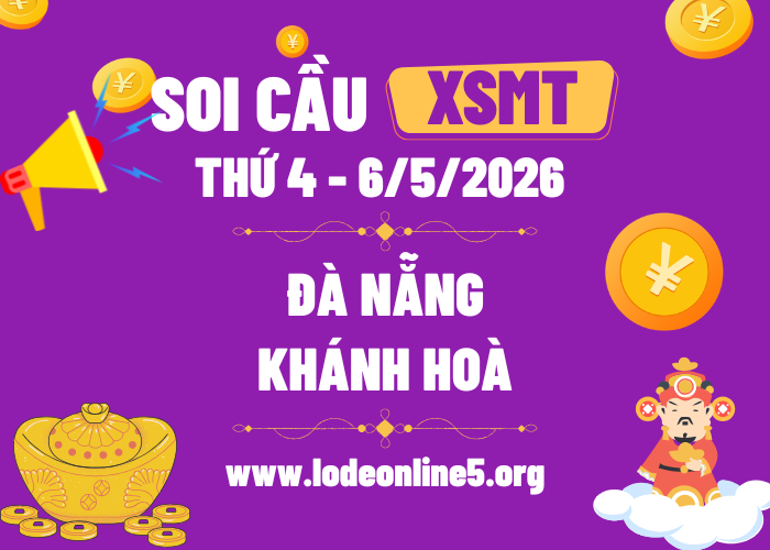 Dự Đoán XSMT 6/5/2026 | Soi cầu MT Hôm Nay - Thứ 4